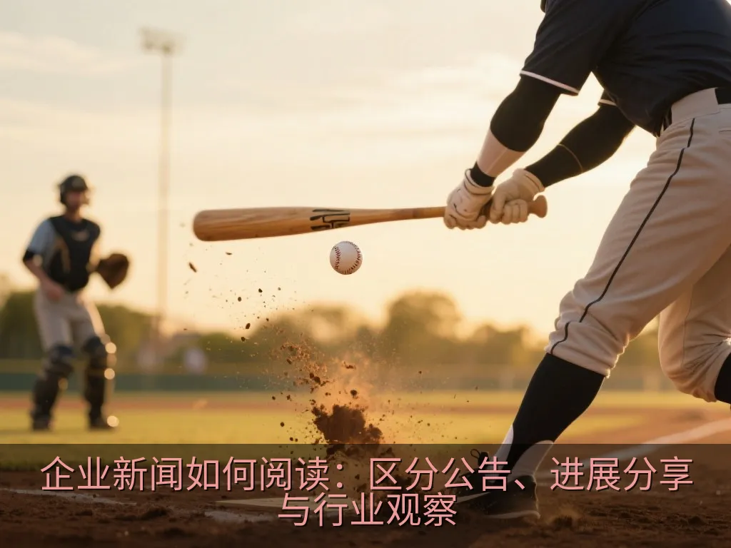 整洁的信息核对清单与日历时间线,呈现企业新闻阅读流程